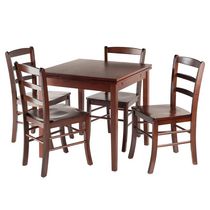 Winsome Pulman 5-Piece Set Extension Table with Ladder Back Chairs - 94535