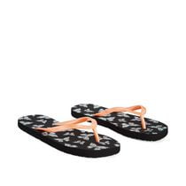 Time and Tru Women's Butterfly Flip Flops