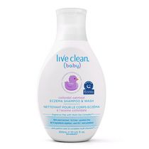 Shampoing nettoyant anti-eczéma Baby de Live Clean à l’avoine colloïdale