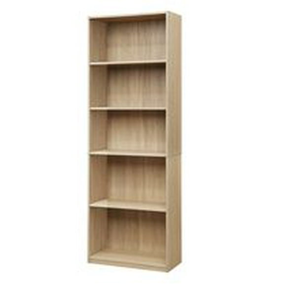 Mainstays 5-Shelf Bookcase with Adjustable Shelves, Multiple Colors, adjustable shelves, 71" tall