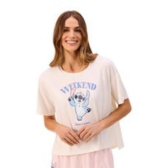 Disney Stitch Women's Sleepwear Graphic T-Shirt
