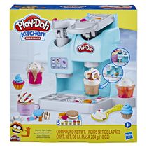 Play-Doh Kitchen Creations Colorful Cafe Playset with 5 Modeling Compound Colors, Play Food Coffee Toy for Kids 3 Years and Up, Non-Toxic
