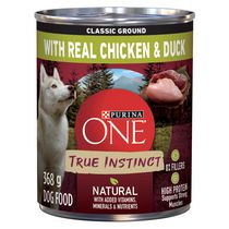 Purina ONE True Instinct Chicken & Duck, Wet Dog Food 368 g