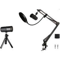 'THRONMAX Pro Audio Streaming Kit with RGB USB Mic, Spring Boom Arm with Desk Clamp, Tripod & Pop Filter