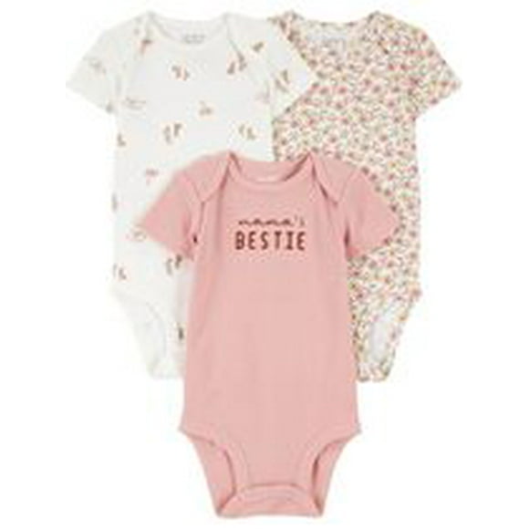 Carter's Child of Mine - Bodys pour bébé fille – Mama's Bestie, lot de 3