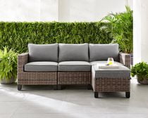 hometrends brookbury sectional dining set