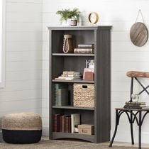 South Shore Artwork 4-Shelf Storage Bookcase