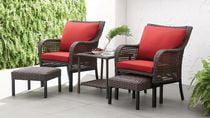 hometrends tuscany ii 4 piece conversation set