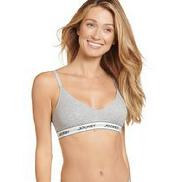 Jockey® Essentials Women's Cotton Stretch Triangle Bralette, Jockey Essentials Cotton Stretch Triangle Bralette