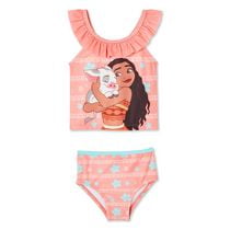 Maillot de bain 2&nbsp;pièces Moana Disney pour petites filles Tailles&nbsp;2T-5T