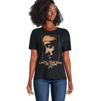 T-shirt à manches courtes Tupac pour femmes
