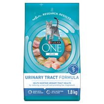 Purina ONE +Plus Urinary Tract Formula Chicken, Dry Cat Food, 1.8-3 kg