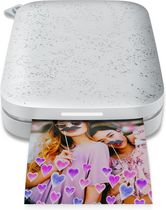 Imprimante photo instantanée portable HP Sprocket 2 x 3" (rose blush) Imprimez des photos sur du papier adhésif Zink à partir de votre appareil iOS et Android.