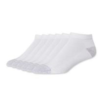 Hanes Men's P6 Cushion Odor Protection Low Cut Socks, Size 6-12