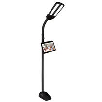 OttLite Dual Shade LED Floor Lamp with USB Charging Station