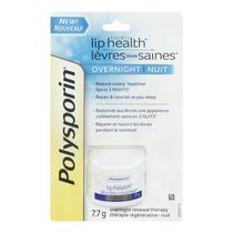 Polysporin Visible Lip Health Overnight Renewal Therapy, 7.7g