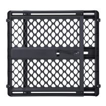 North States Pressure or Hardware-Mount Plastic Supergate Classic Baby Gate - Charcoal Grey