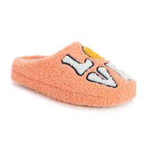 MUK LUKS Ladies Love Cozy Print Slippers,  Pink