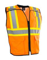 Forcefield Zip-up Safety Vest 5 Point Tear-away