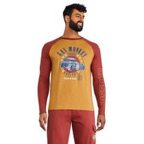 T-shirt raglan Gas Monkey pour hommes