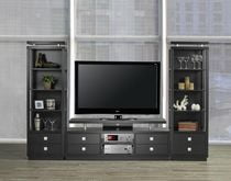 4-Tier Entertainment Centre, Black
