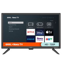 Téléviseur intelligent de 61 cm (24 po) 720p HD Roku onn. (100012590-CA)