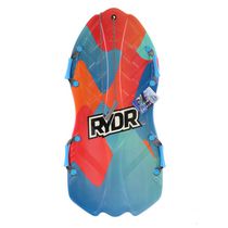 Rydr 50 inch, 2 person 3D molded snow sled (Orange/Blue)