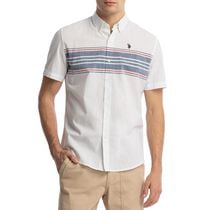 U.S. Polo Assn. Men's Short Sleeve Button Up Shirt, Men's Short Sleeve Button Up Shirt