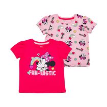 Ensemble de 2 t-shirts Disney Funtastic Minnie pour toute-petite fille