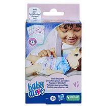 Baby Alive, couches de rechange pour poupée, inclut 4 couches, accessoires de jouets