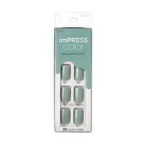 KISS Impress Faux ongles autocollants - Going Green