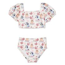 Bluey Toddler Girls' Swim 2-Piece Set, Sizes 2T-5T