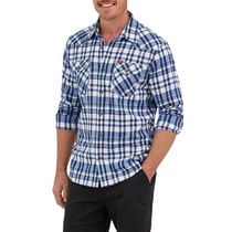 Wrangler Men's Long Sleeve Plaid Shirt