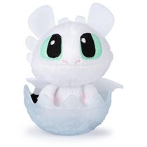 DreamWorks Dragons, Baby NightLight 3-inch Plush, Cute Collectible Plush Dragon in Egg, for Kids Aged 4 and Up