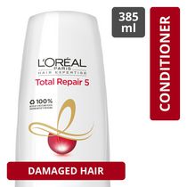 L'Oreal Paris Hair Expertise Total Repair 5 Cicamide And Pro-Keratine Conditioner, 385  ML