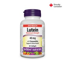 Webber Naturals®, Lutein with Zeaxanthin, 40 mg