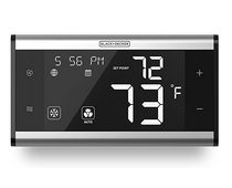 Thermostat domestique Wi-Fi compatible avec les appareils domestiques intelligents BLACK + DECKER - BDXCTSH1
