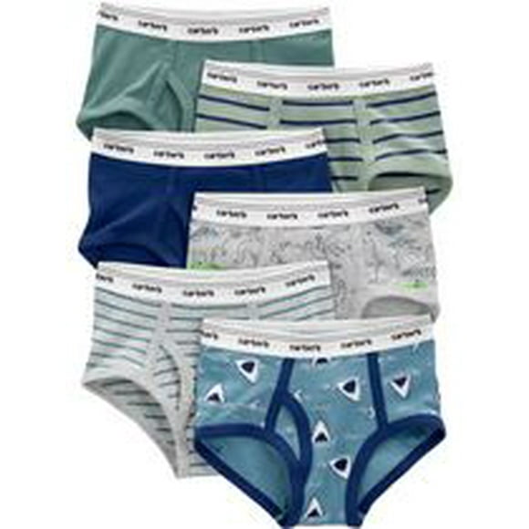 Carter's Child of Mine Toddler Boys' Underwear - Grey Dino, Sizes 2T-5T