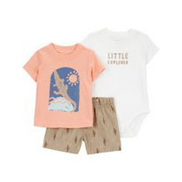 Carter's Child of Mine Ensemble de tenue d'explorateur corail pour bébé garçon