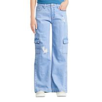 Jean cargo en denim Justice pour filles