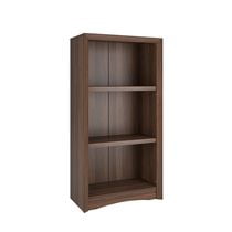 Corliving Bibliothèque réglable à 3 étagères, bibliothèque à 3 niveaux avec étagères ouvertes, bibliothèque d'affichage, pour salon, chambre à coucher, bureau à domicile – Bibliothèque étroite