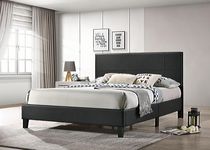 Aerys Faux Leather Single Bed Frame