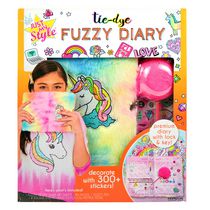 Just My Style Tie-Dye Fuzzy Diary