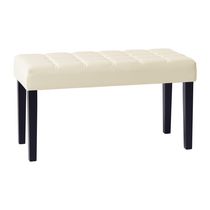 CorLiving California 24 Panel Tufted Leatherettte Bench