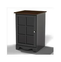 Buy Media Storage Online | Walmart Canada - Nexera Pinnacle 1-Door Audio Tower, Cinnamon-Cherry and Black