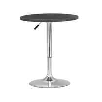 Maya Round Adjustable Swivel Metal Base Pedestal Bar Table
