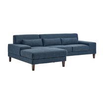Ava Modern Upholstered Right Facing Sectional Sofa