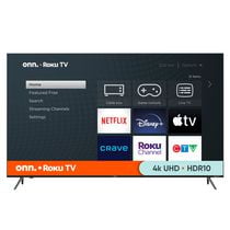 Téléviseur intelligent sans cadre de 178 cm (70 po) 4K UHD HDR  Roku onn. (Modèle 100012588-CA)