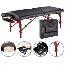 Table de massage portable extra large Montclair Pro de Master Massage en mousse à memoire de forme de 31 po