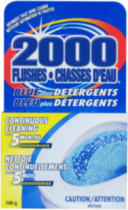 2000 Chasses d’eau Bleu plus Détergents
